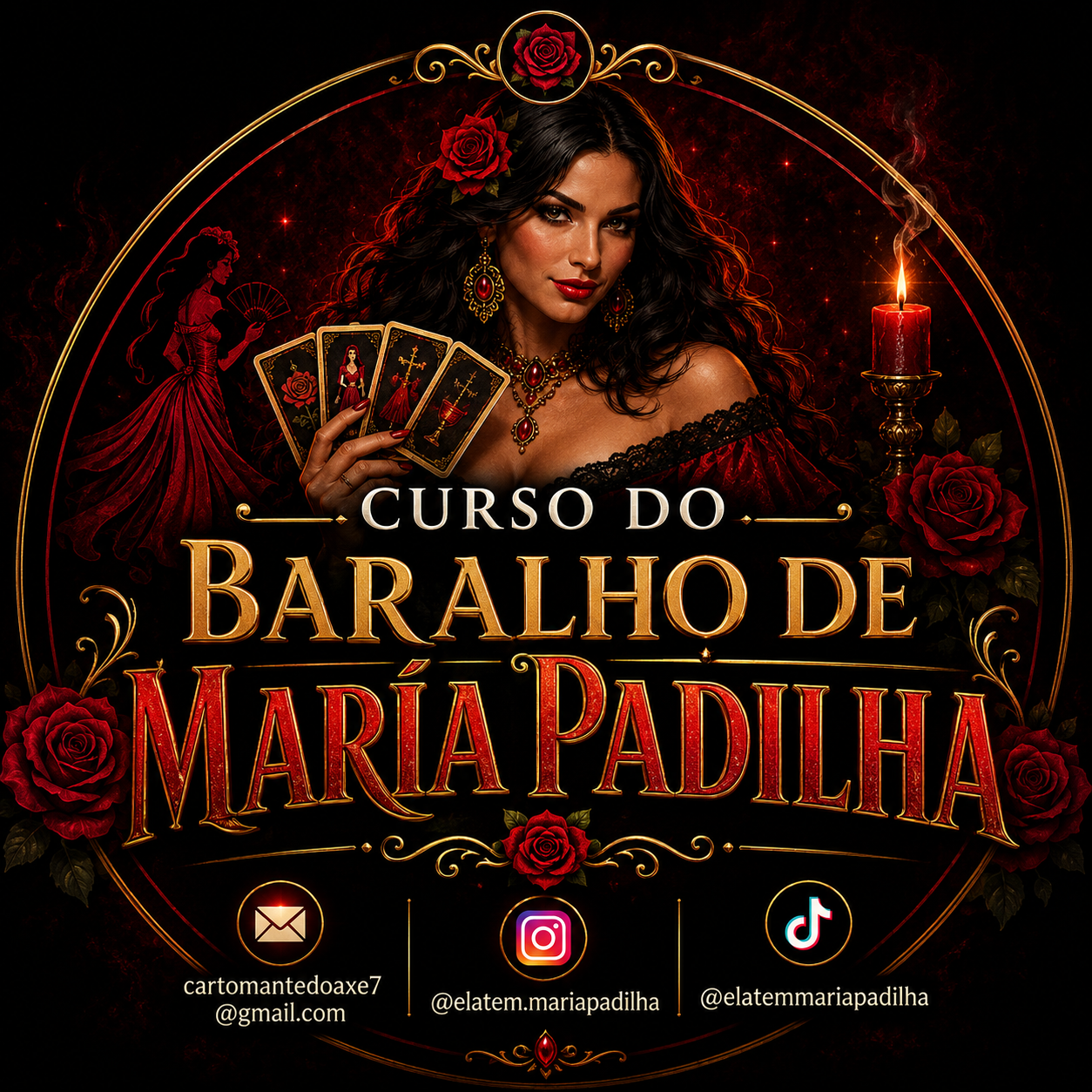 Curso do Baralho de Pombagira 🌹 Curso do Baralho de Pombagira 🌹